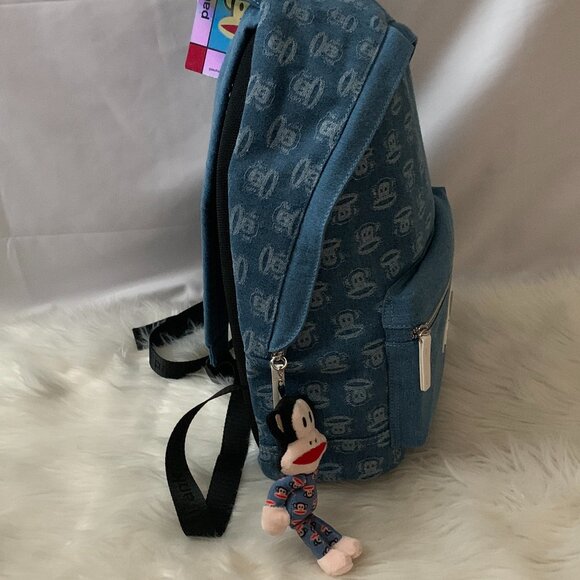 PAUL FRANK All Around Denim Backpack in Light Denim - Picture 9 of 9
